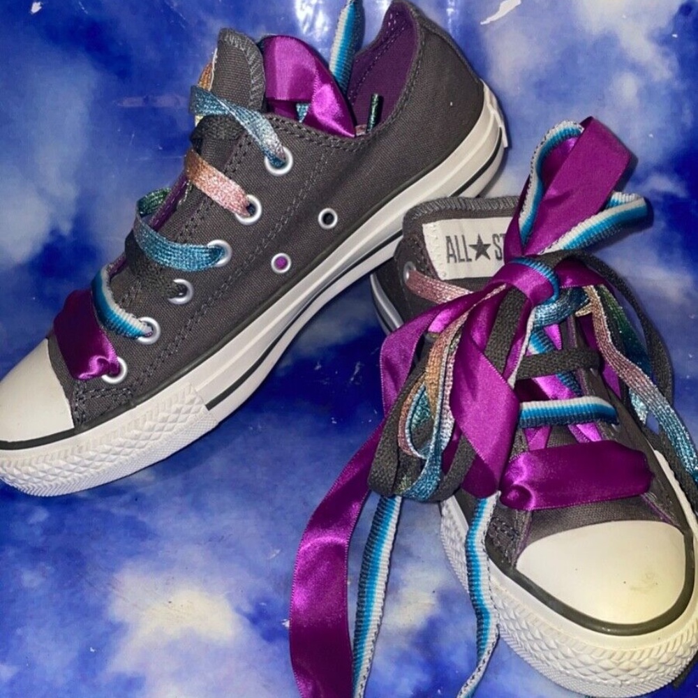 Converse All Stars Ribbon Lace Sneakers-NOS